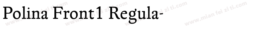 Polina Front1 Regula字体转换